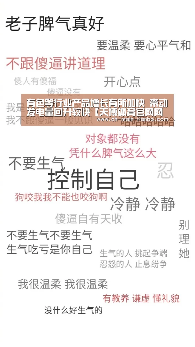 有色等行业产品增长有所加快 带动发电量回升较快【天博体育官网网址】(图2) 天博体育下载